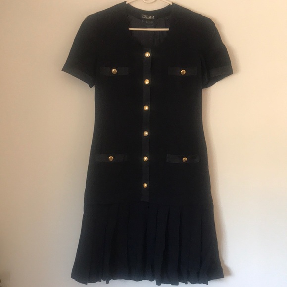 Escada Dresses & Skirts - Escada pleated midi dress